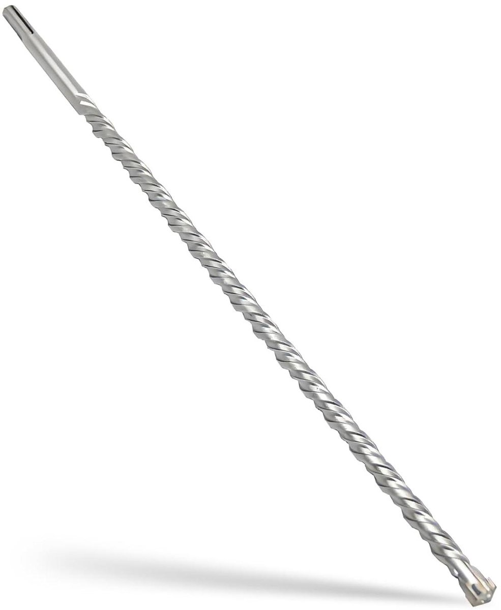 SDS Plus Boor - Hamerboor Steenboor - Beton Boren - Vier Hardmetalen Snijkanten - 10 x 400 mm - Grijs