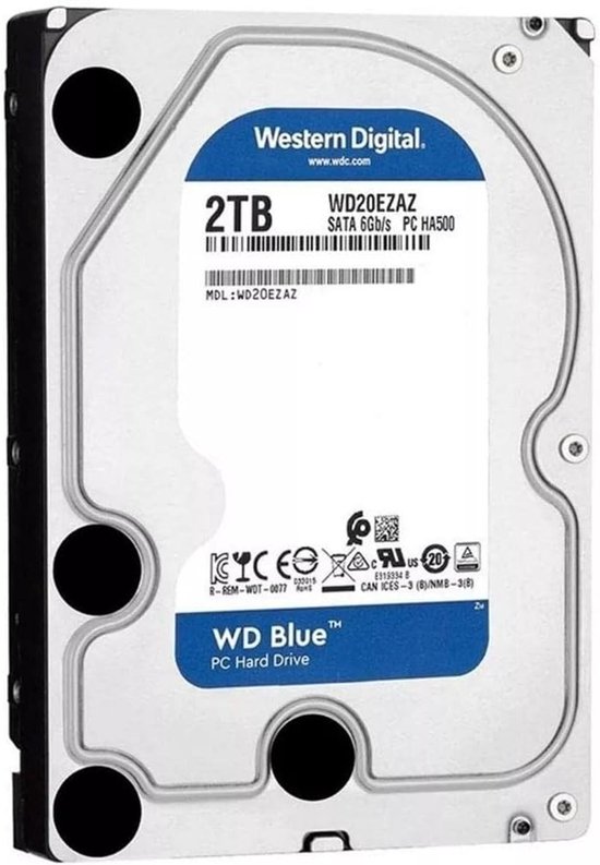 Interne Harde Schijf - Harde Schijf PC - Dagelijks Computergebruik - NoTouch Ramp Load - 2 TB - Blauw van Interne Harde Schijf — afbeelding 5