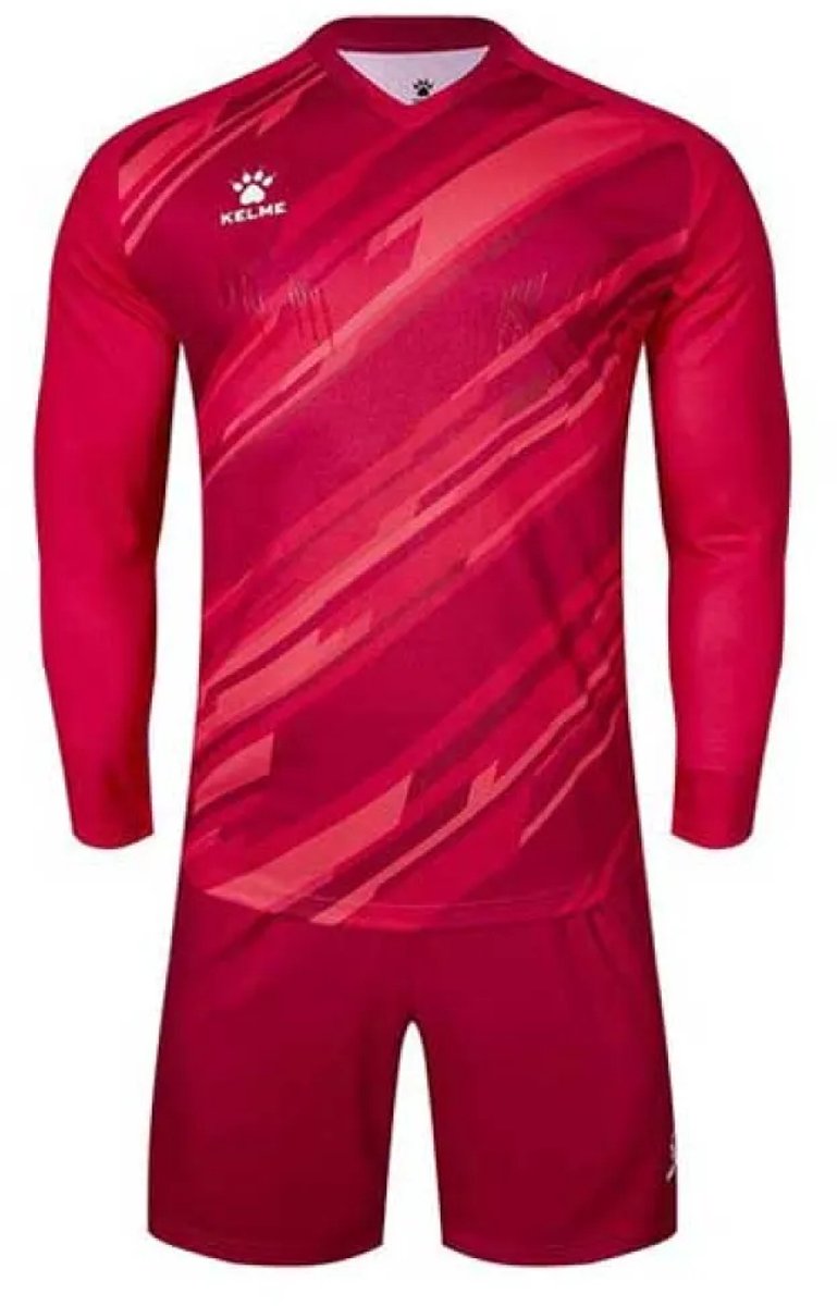 Kelme Set Met Lange Mouwen Rood L Man
