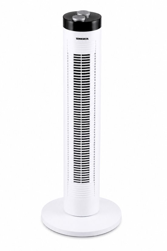 Termozeta Torenventilator 81 cm – 3 Snelheden – Oscillatie – 1 Uur Timer – 45W -Wit