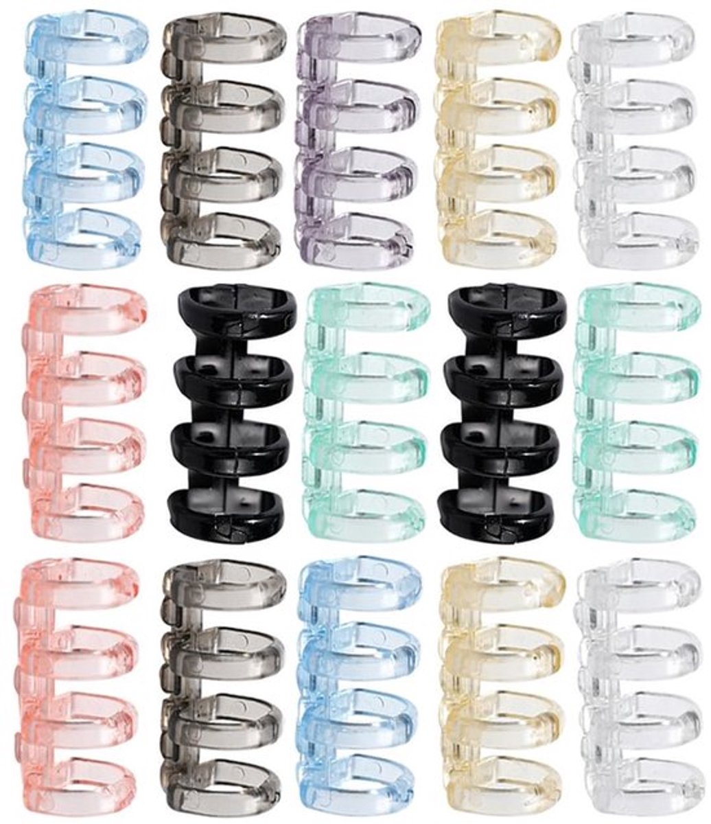 Dailygoody - Afneembare Ordner - Plastic Bindring - Ideaal voor