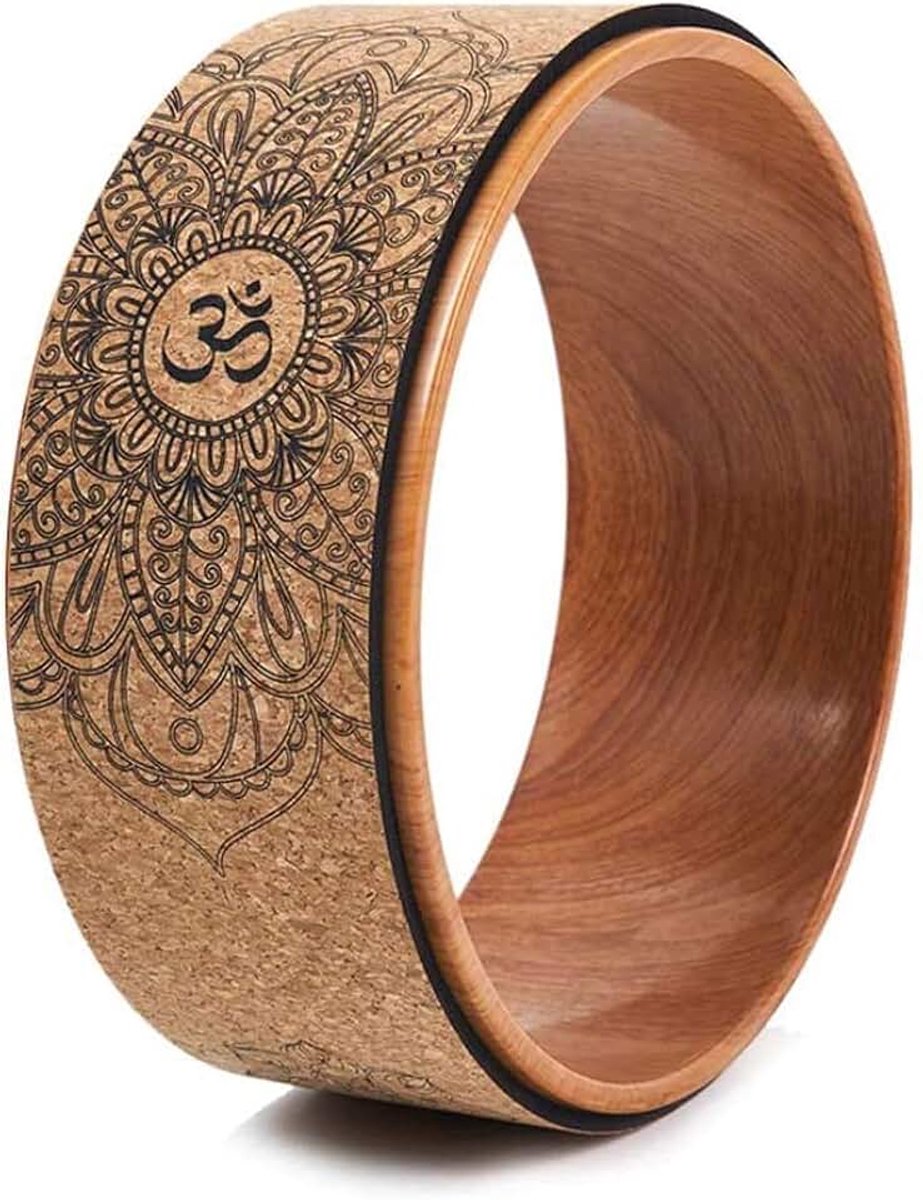 Kurk voor Houdingen en Achteroverbuigingen Inversies - Effect en Mandala Print, Yoga Prop