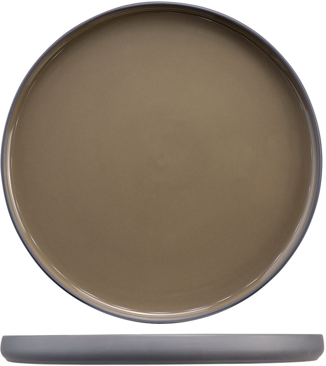 Cosy & Trendy Iowa Taupe Dessertbord D21cm