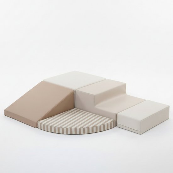 HENVAE® Baby Foam Blokken 5-delige Speelset - Glijbaan - Baby - Baby Speelgoed 6 maanden - Zachte blokken Baby - Montessori Speelgoed - Speelgoed 1 jaar - Educatief Speelgoed - Stapelblokken - Sensorisch Speelgoed - Speelblokken - Klimblokken Baby van Merkloos — afbeelding 3