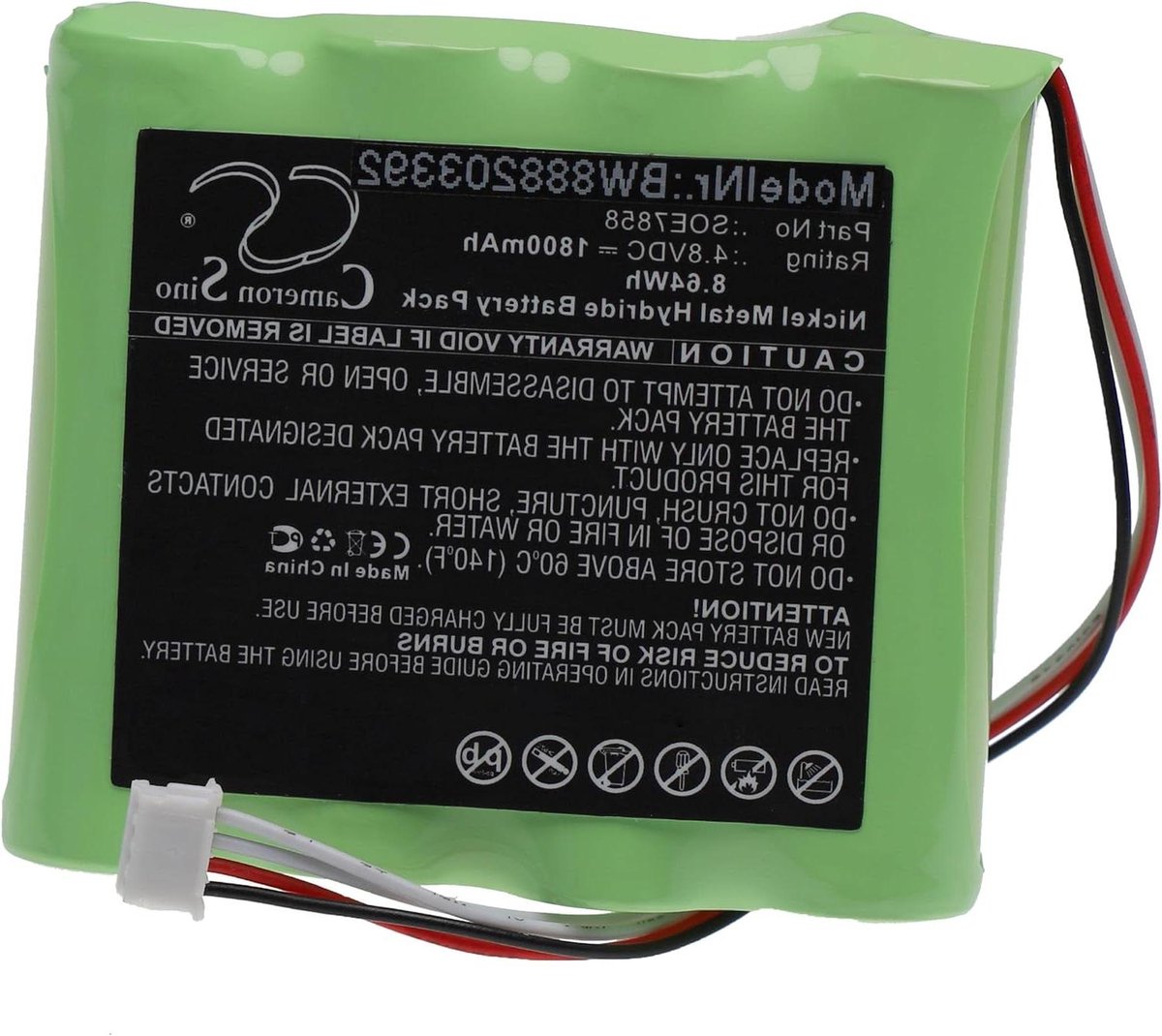 Batterij Vervanging - Oplaadbare Accu - Dierenweegschaal - Hoge Capaciteit - 1800 mAh - null