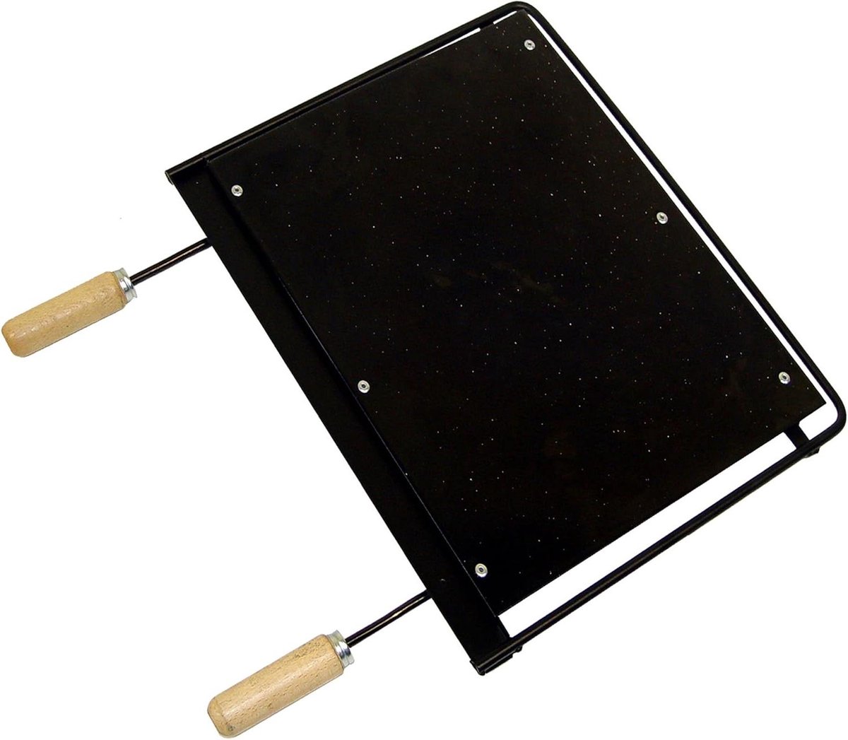 Grillplaat Bakplaat Barbecue Koken Geëmailleerd Oppervlak 66 x 41 cm Zwart