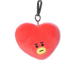 BT21 TATA Sleutelhanger - Pluche Accessoire Knuffel Clip-On - Tas Decoratie - Hyperelastisch Lichaam - 11.71 cm - Rood