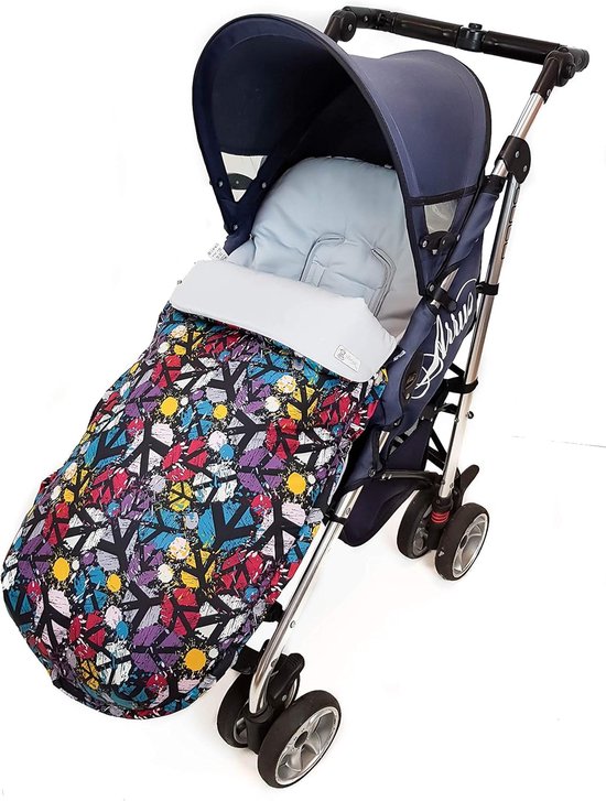 Voetenzak Kinderwagen - Slaapzak Buggy - Baby Warm Houden - Waterdichte Buitenkant - Universeel - Grijs — afbeelding 2
