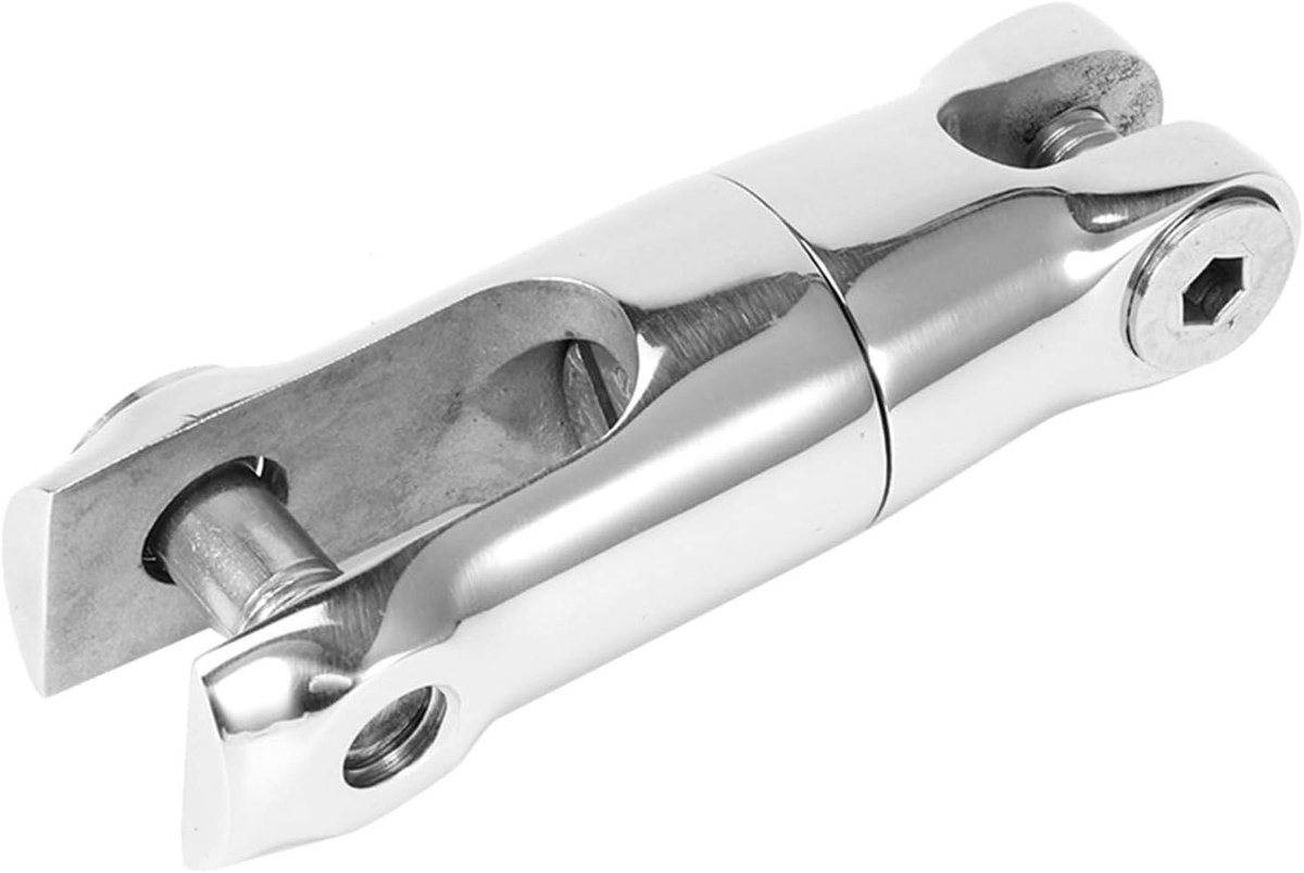 Anker Roterende Connector - Ketting Schakel - Watersport Gebruik - Marine Roestvrij Staal - 6-8 mm ketting - Zilver