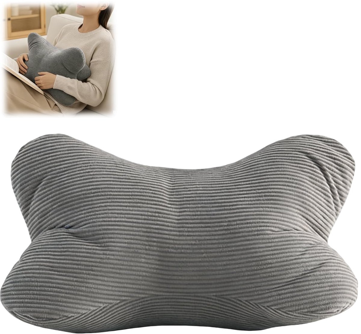 leeskussen, leesbot, nekrol, ergonomische vorm, leesbotten, lendensteun, flexibele ondersteuning voor boeken, als leeskussen om te ontspannen, wigkussen om te slapen, voor benen