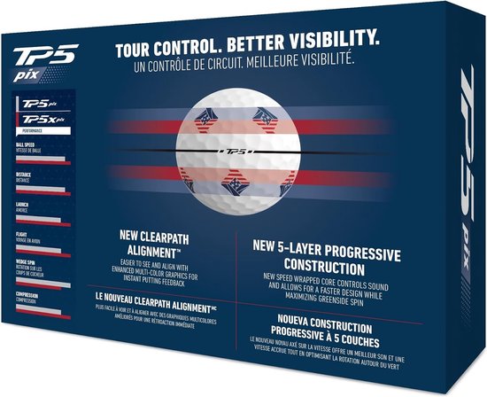 Golf Ballen - Golfballen Set - Golfen Spelen - 5-Laags Constructie - 12 Stuks - Verenigde Staten van GOLF — afbeelding 3