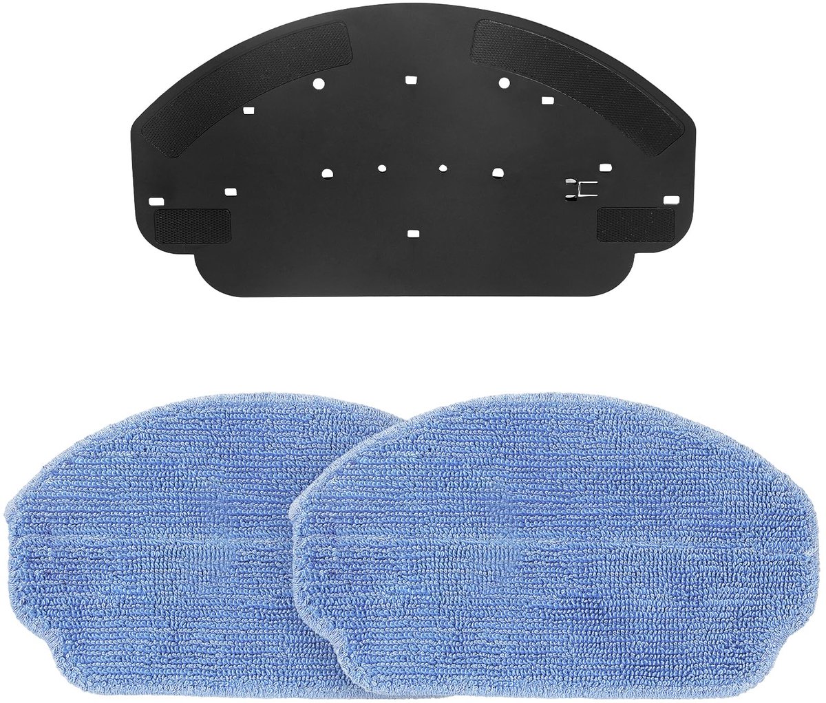 Dweilen met reservehouder, dweilplaten voor EICOBOT BR150, voor Cecotec Conga 999 Origin X-Treme robotstofzuiger, reserveonderdelen