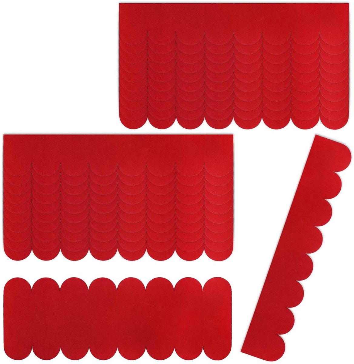 Dakvilt Zelfklevend - Waterdichte Dakshingles - Kleine Daken Beschermen - Op Maat Te Snijden - 21 Delig - Rood