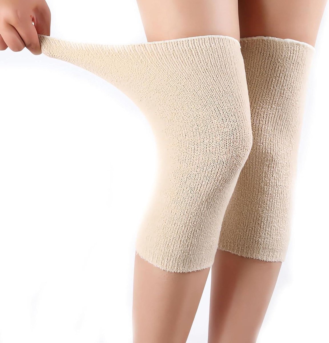 Kniebeschermers - Gewrichtwarmers - Dansen en Sport - Antislip Ontwerp - 1 Paar - Zwart