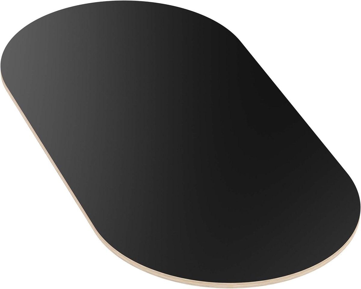 Multiplex Tafelblad - Werkblad Hout - Doe-het-zelf Projecten - Melamine Gecoat - 140x50 cm - Zwart