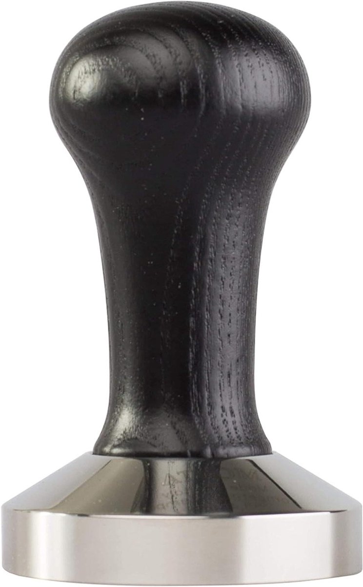 Espresso Tamper - Koffie Tamper - Espresso Bereiden - Massieve Kwaliteit - 58.4 mm - Zwart