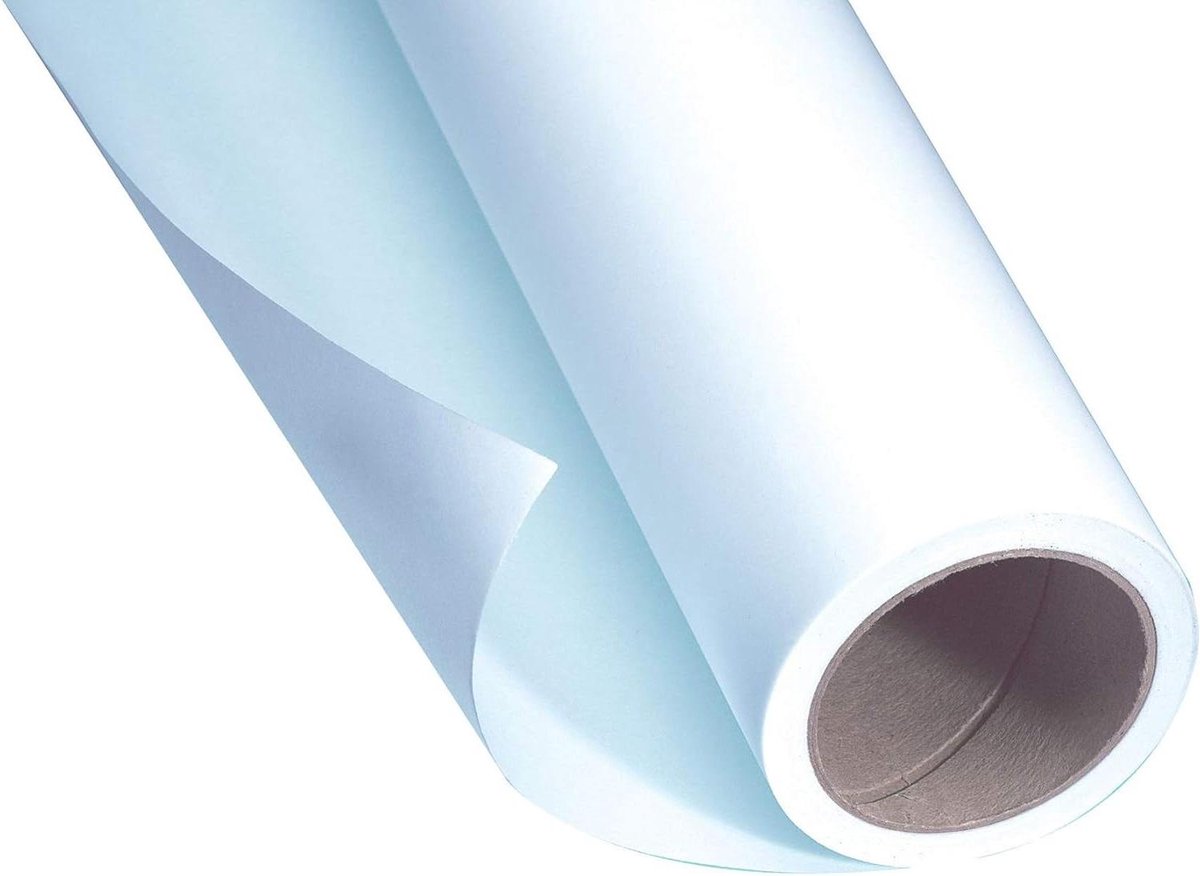 Calqueerpapier Rol - Tekenen Papier - Schetsen Ontwerpen - Fijn Korrelig Oppervlak - 24 x 5 Yards - Wit