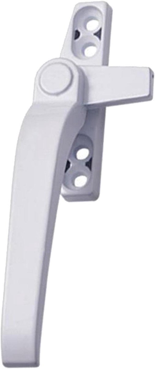 Raamklink Vervanging - Handvat Raam - Veiligheid Ramen - Vergrendelbaar Aluminium - 11.2 x 7 cm - Wit
