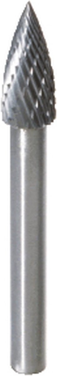 Freesstift spitsboog - Metaalbewerking bit - Metaal bewerken - Kruisvertanding - 8 mm - Blank