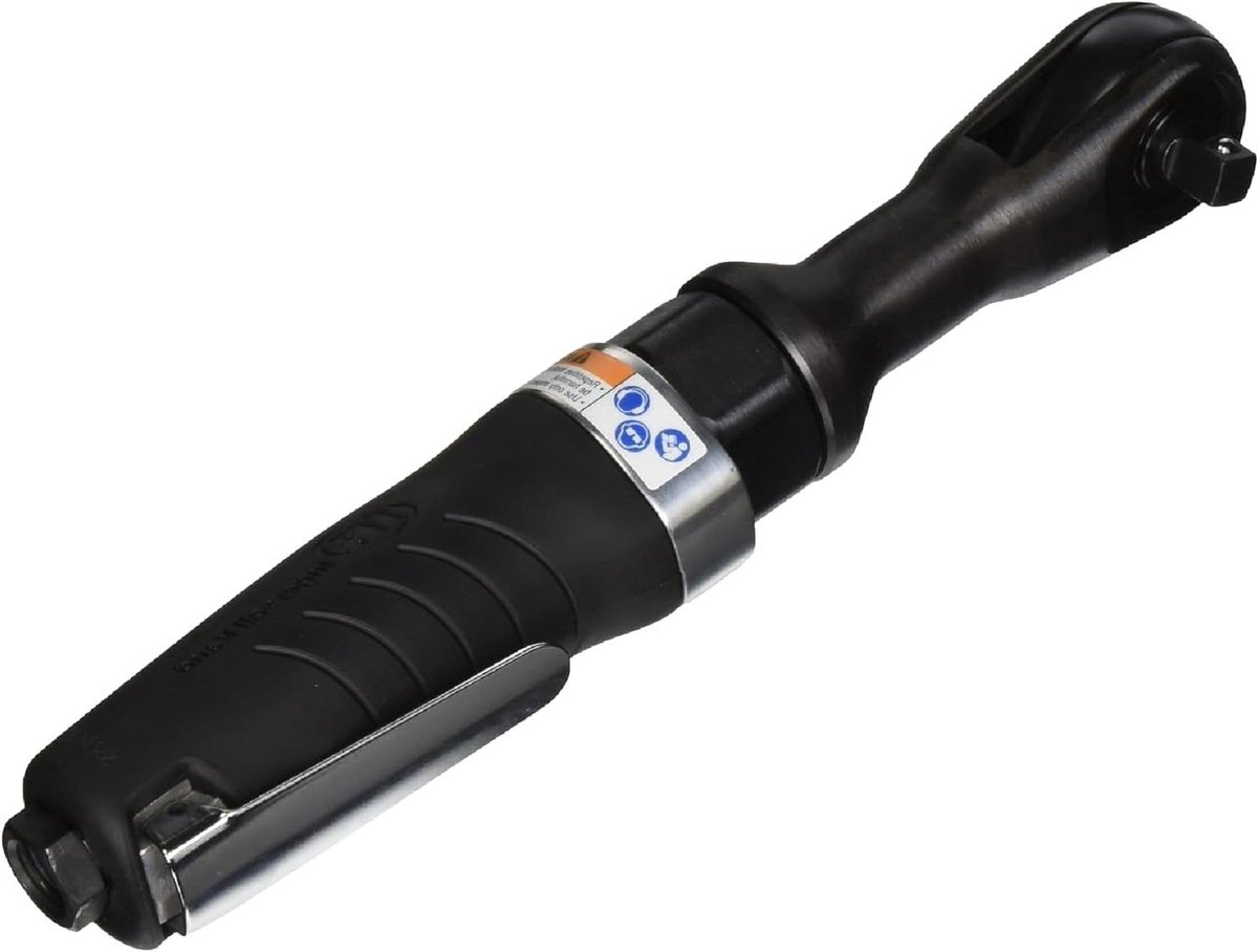 Lucht Ratel - Pneumatische Sleutel - Motorreparatie - Warmtebehandelde Kop - 3/8 inch - Zwart