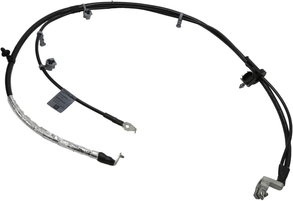 Batterij Negatieve Kabel - Accukabel Auto - Auto Starten - Originele Uitvoering - 33.7 cm - Zwart