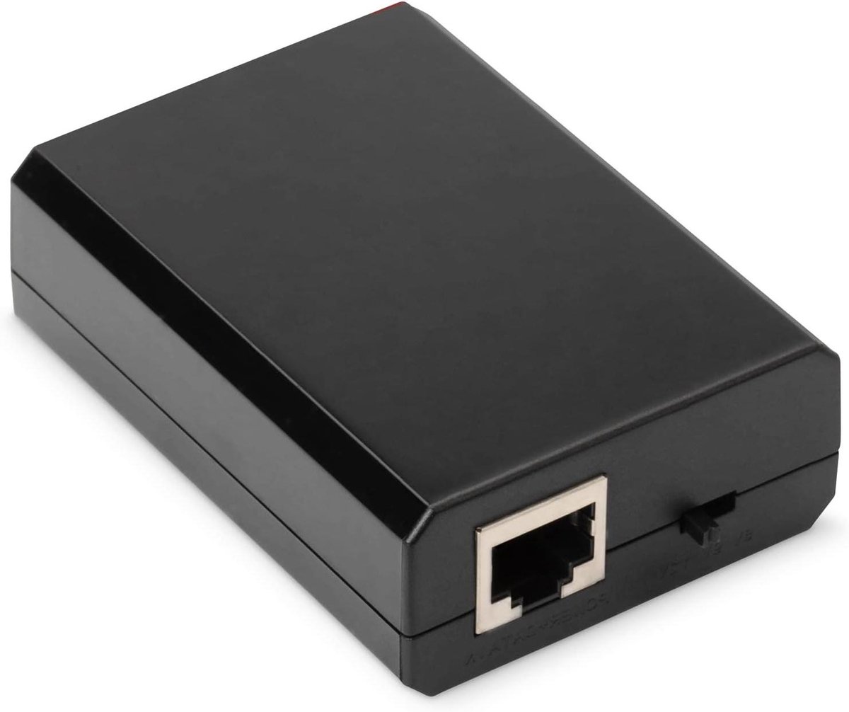 Gigabit PoE Splitter met Instelbare Spanning voor IP Camera's en Telefoons