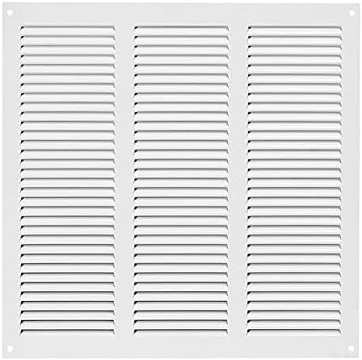 Ventilatierooster - Rooster Afdekking - Ventilatie Afdekken - Met Vliegengaas - 300mm x 300mm - Wit