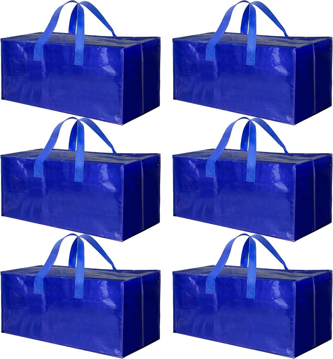 Verhuis Tassen - Opbergzakken Opslag - Spullen Opslaan - Extra Grote Capaciteit - 76x36x36 cm - Blauw