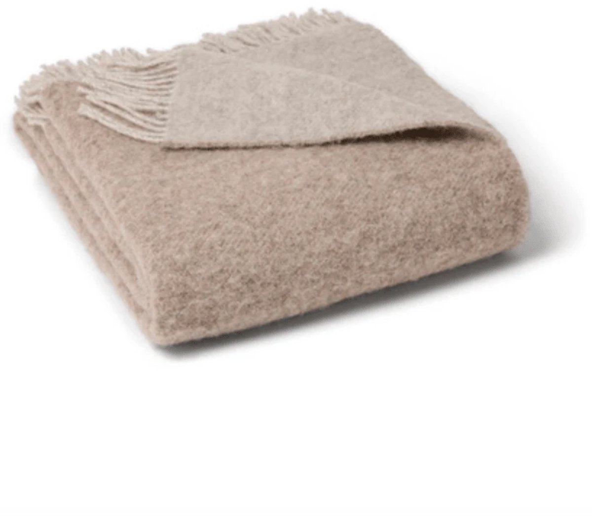 Tweedmill Plaid Dartmoor Taupe - 150x183 - Nieuw Wol - Tweedmill UK Blauw