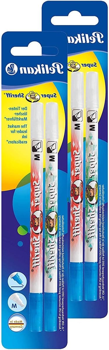 Inktwisser - Correctiepen Bluspen - Fouten Corrigeren - Multi Punt - 2 Stuks - Blauw