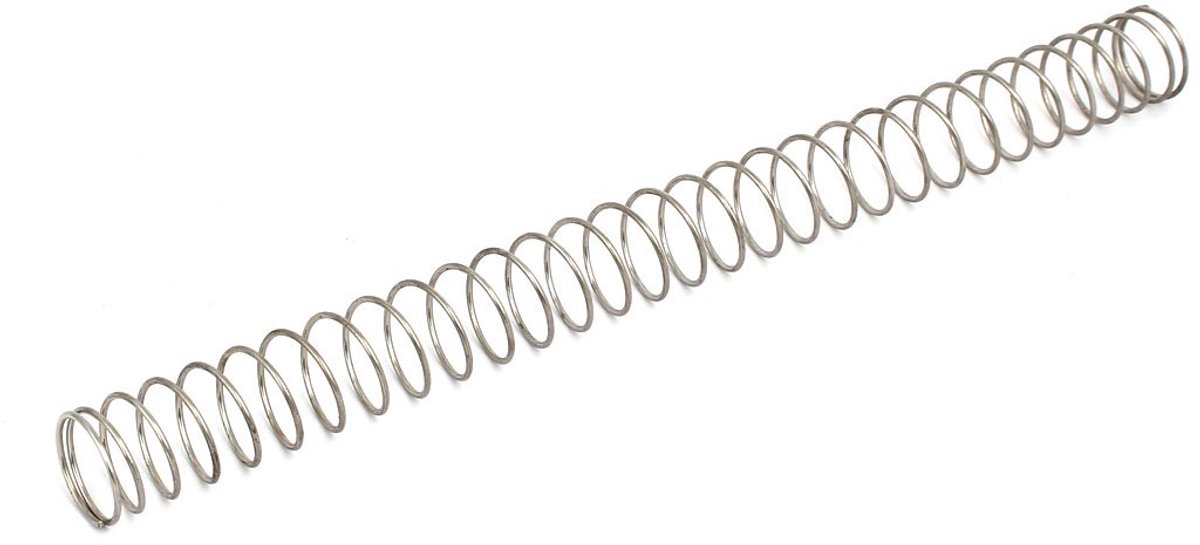 sourcingmap 1.5mmx25mmx305mm 304 RVS Compressie Veren Zilver Tone