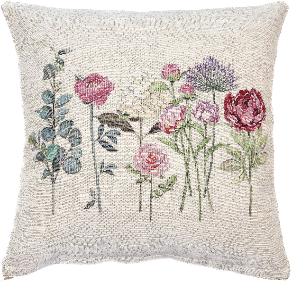 45x45 Gobelin, decoratief kussen met motief, kussenhoes, decokussen, sofakussen - Elegantie, 1 stuk
