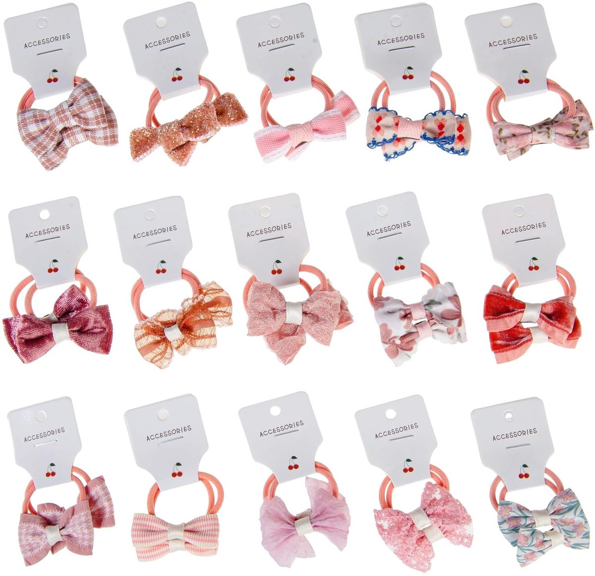 30 stuks haarelastiekjes voor kinderen, kleurrijke elastische haarelastiekjes, zachte strik, haarelastiekjes voor meisjes, paardenstaart-houder, haaraccessoires voor kleine meisjes en kinderen