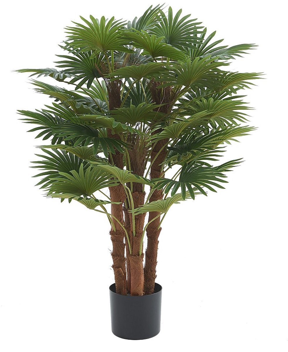 Vente-unique Kunstpalmboom - H 93 cm - Groen - RHAPIS