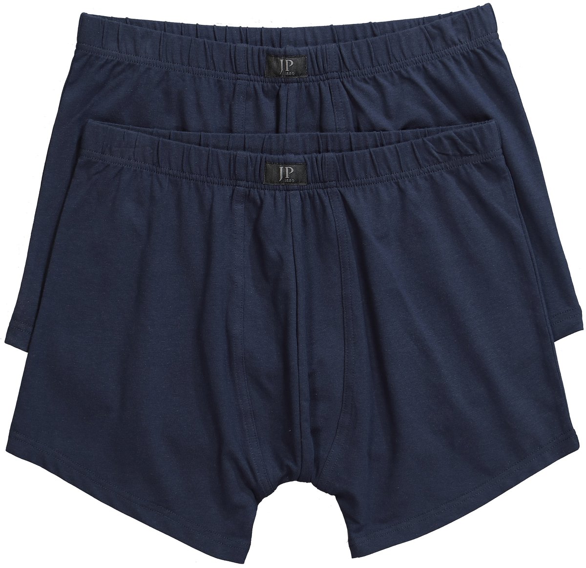 JP 1880 - Heren - Midpants set van 2 onderbroek OEKO-TEX - Navy blauw - Maat 4XL