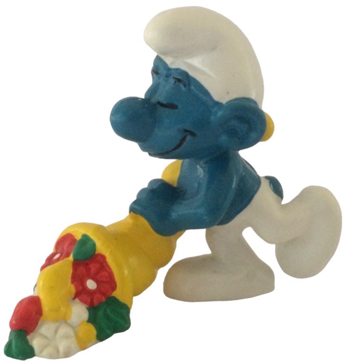 Schleich smurf figuurtje met hoorn