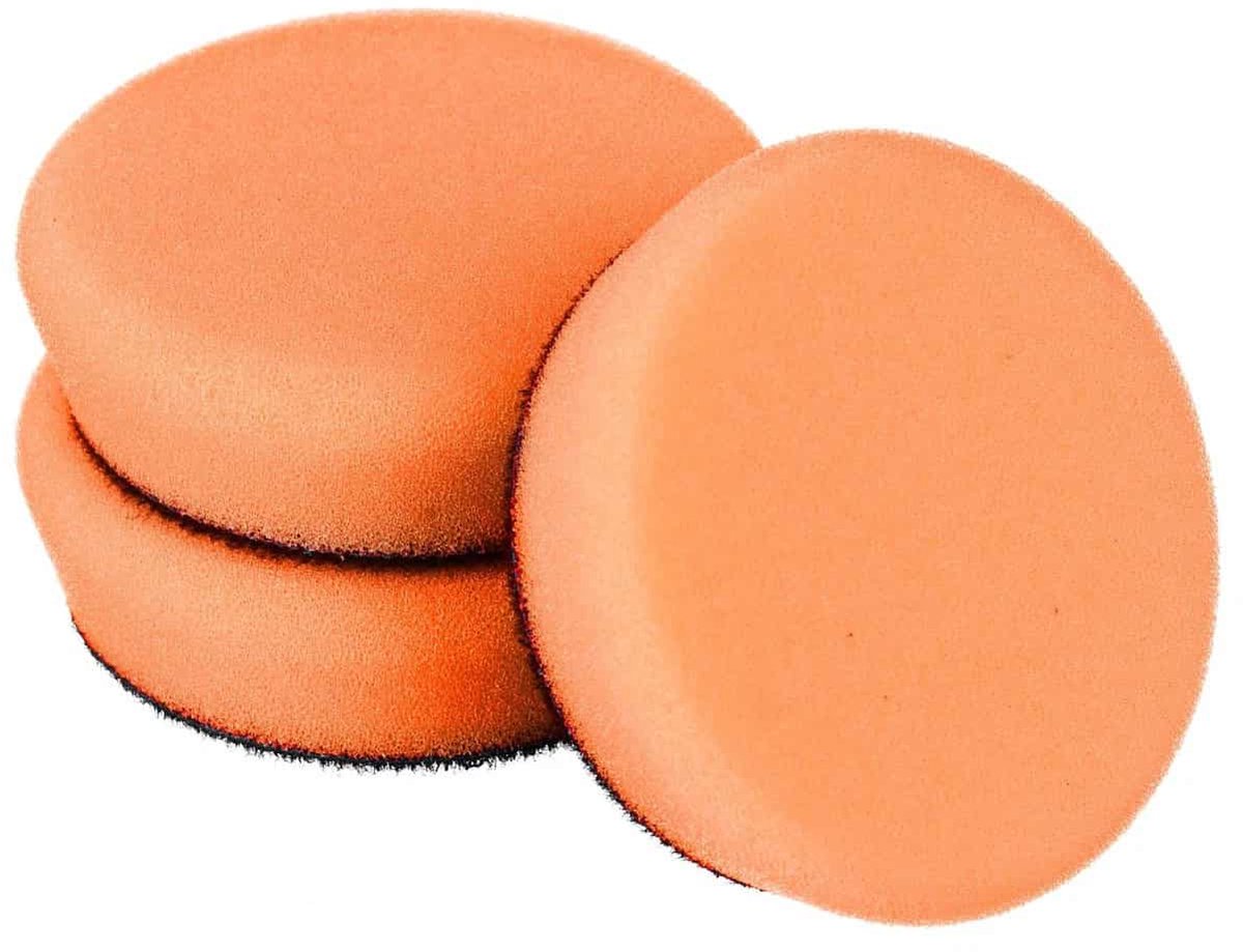 Detail Passion Therminator Medium Cut Polijstpads 50mm Oranje 3 stuks