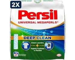 2 x Persil Universal Megaperls - Waspoeder - Witte en Gekleurde Was - 17 Wasbeurten