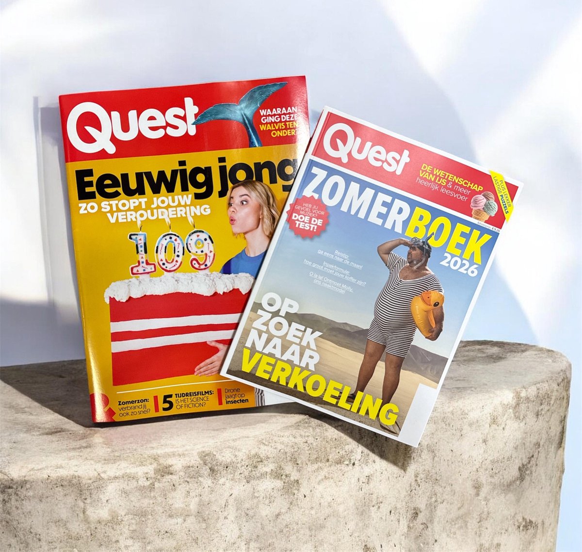Tijdschriftenpakket Quest en Quest Zomerboek - Zomerpakket - Vakantiepakket