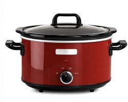 BSS® Slowcooker met Timer - Crockpot - Stoompot - Inclusief Warmhoudfunctie