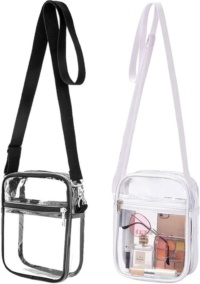 Dailygoody - Doorzichtige waterdichte crossbodytas - Solidchoice