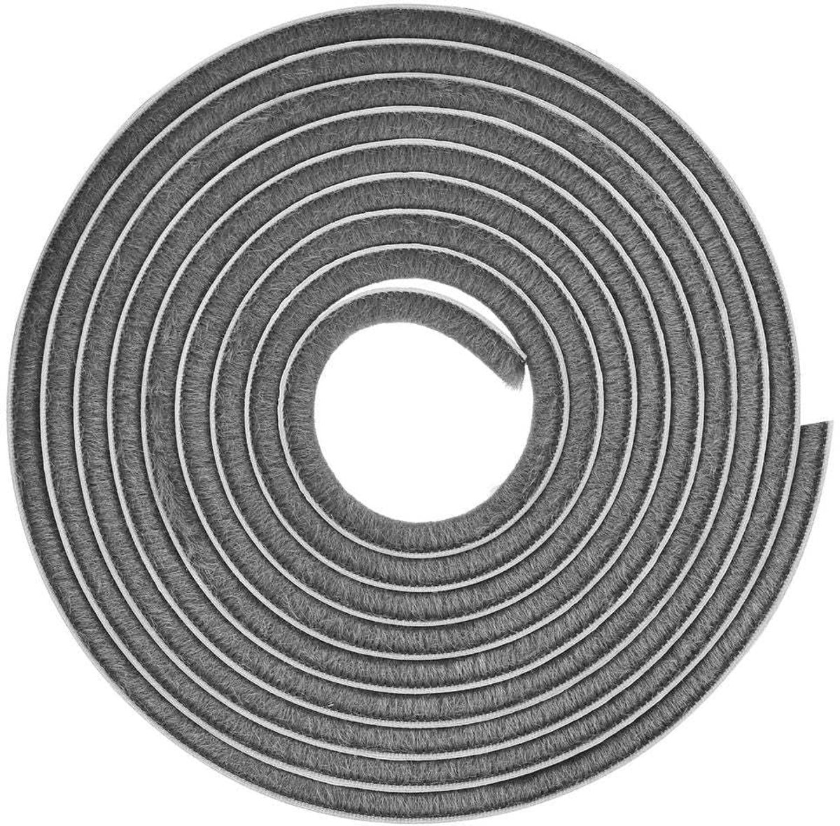 Deurafdichting, niet zelfklevend, deurafdichting, insectenbescherming, afdichtingsborstel voor deur, raam, kledingkast, tochtstopper voor deuren, 4,8 mm x 4 mm x 3 m