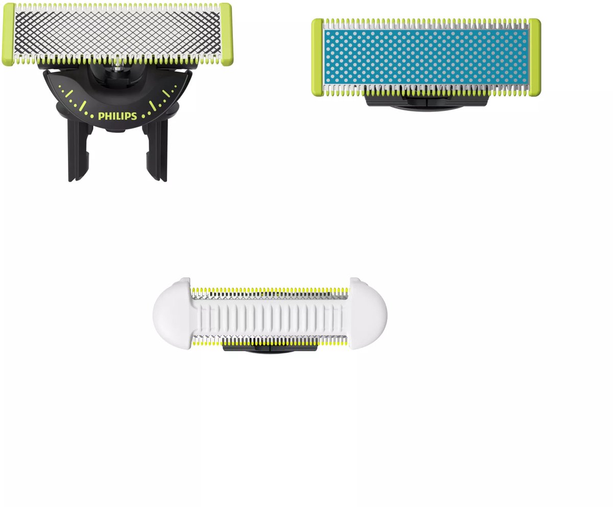 Philips Norelco OneBlade QP936/50, Scheerhoofd, 3 hoofd(en), Meerkleurig, Philips, Philips OneBlade