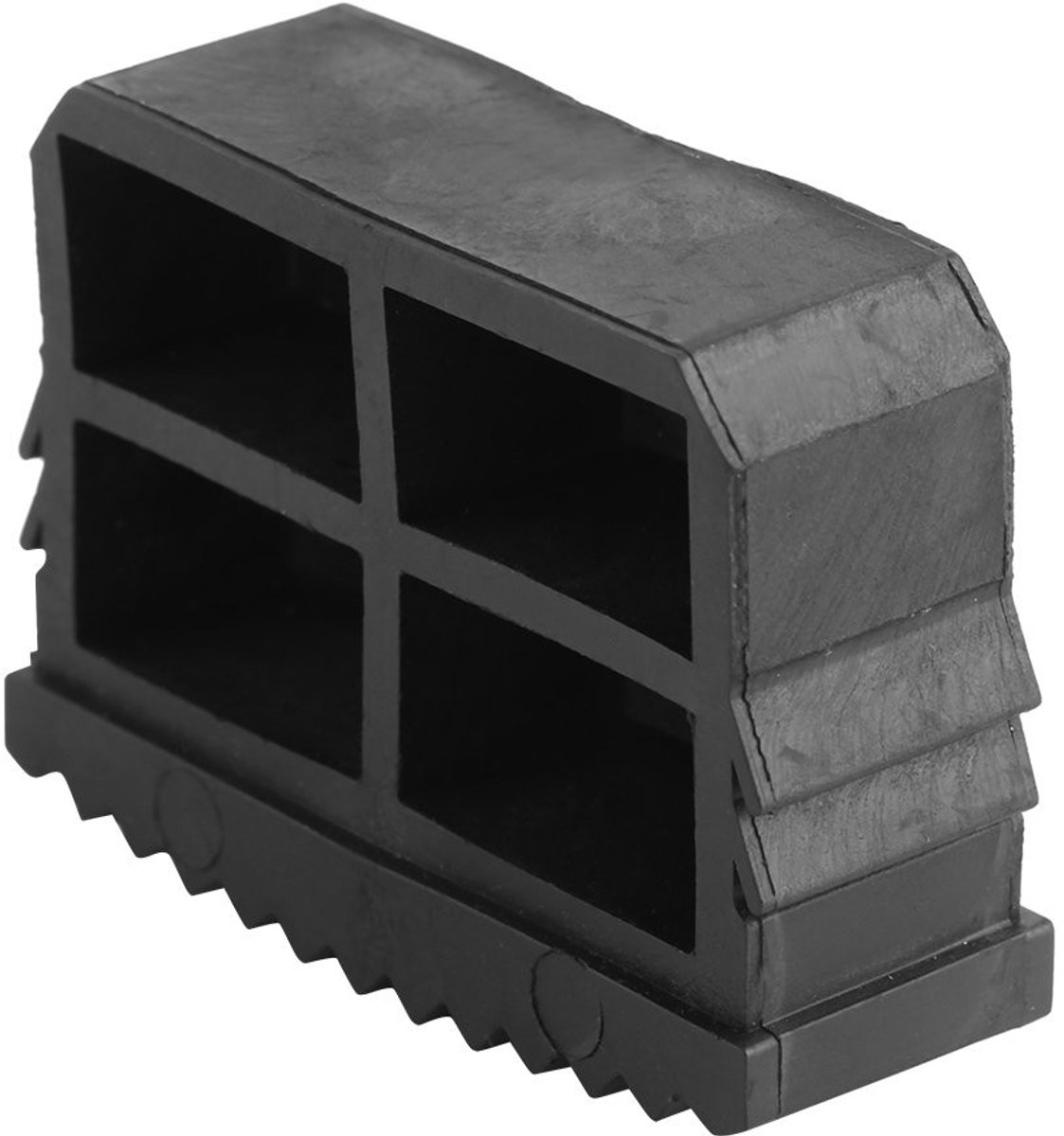 Dailygoods - Trapladder Voet Caps - Antislip Rubber Vervanging voor Ladder