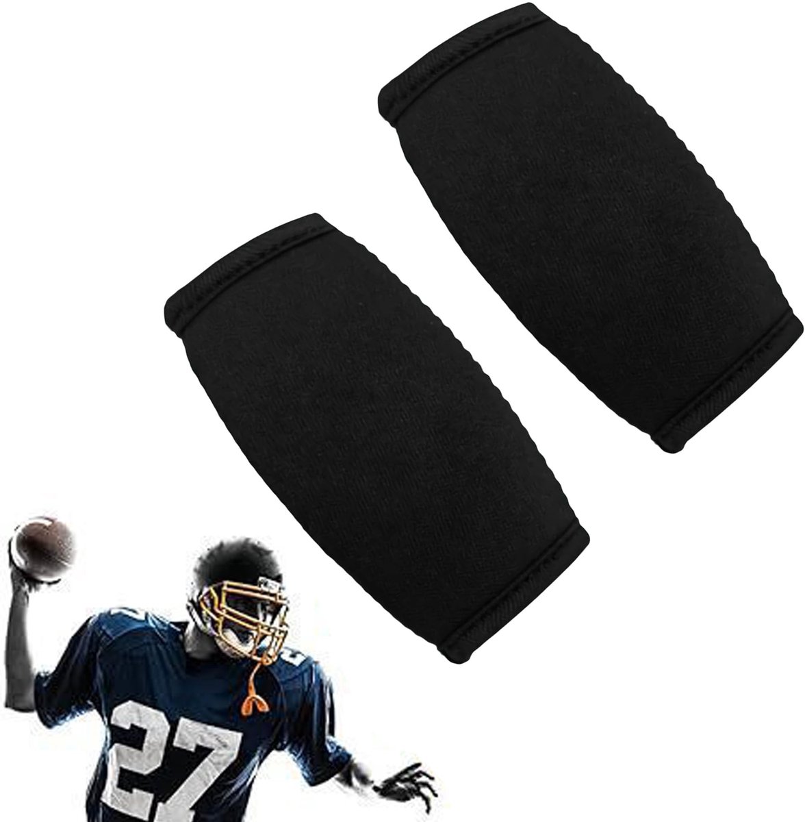Dailygoods- Voetbalhelm - 2 Stuks - Kinriem/Pad - Zacht Polyester - Lichtgewicht - Comfortabel - Hygiënisch