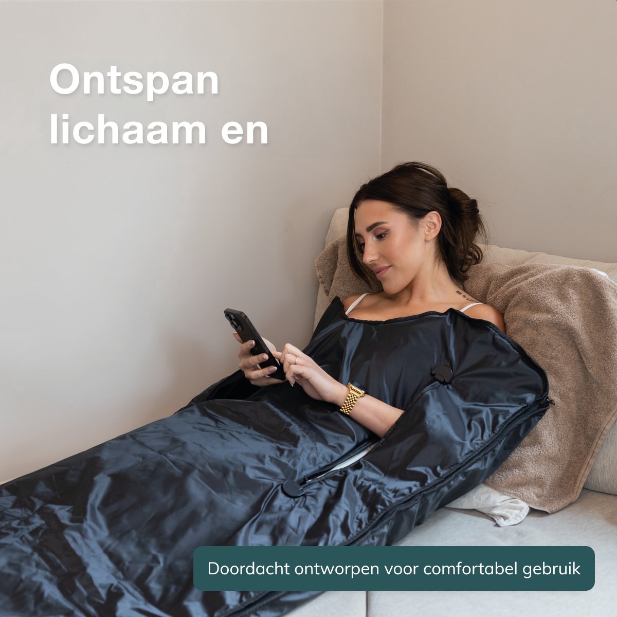 Soft & Silky Infrarood deken - Infrarood - Sauna - Paneel - afbeelding 3