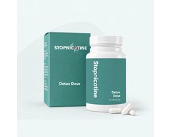 StopNicotine - Stoppen met Roken - Detox supplement ter ondersteuning van longen en herstel tijdens nicotineontwenning - 60 Stuks