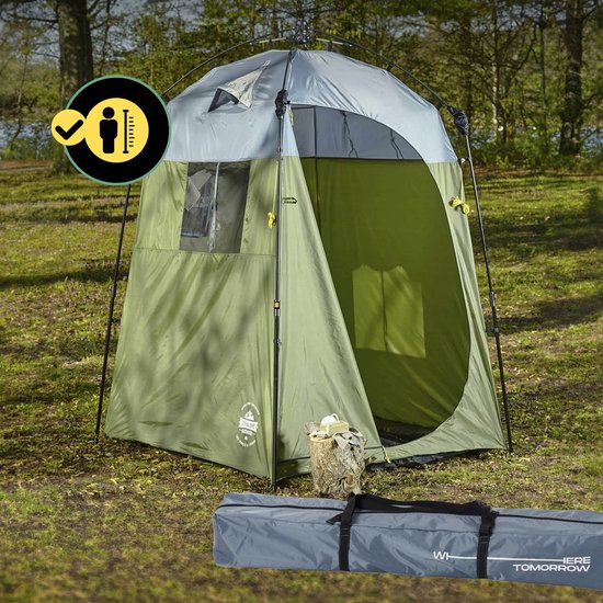 Lumaland Douche Tent 155X155X205Cm - Groen - 1 Persoons van Merkloos — afbeelding 3