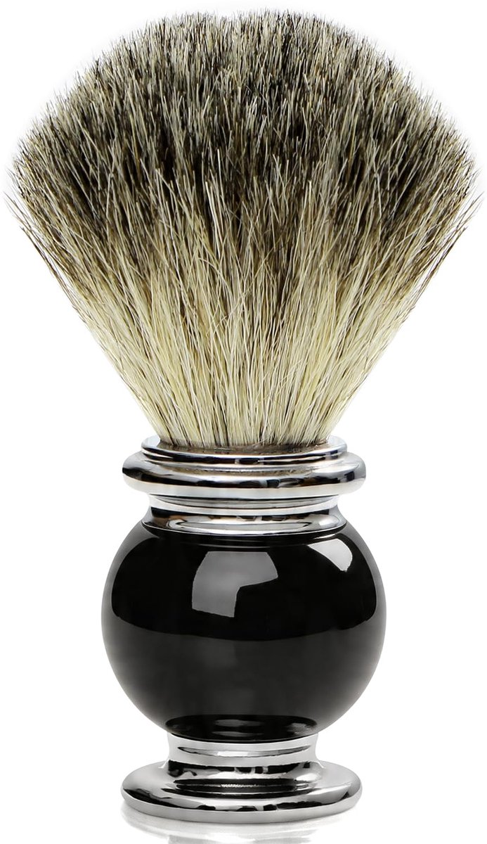 Scheerkwast, scheerkwast voor mannen, gezichtsbaard, haarreiniging, scheergereedschap, scheerkwast, zeep, schuimende scheerkwast, acrylhandvat + synthetische scheerborstel