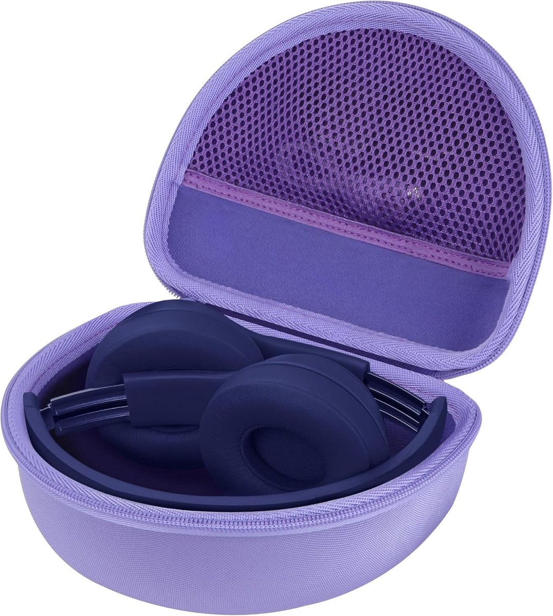 Duurzame Hard Case voor Beats Solo 4, Studio Pro en Studio3 Hoofdtelefoons - Bescherming, Opbergtas, Paars